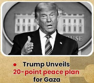 Trump unveils 20-point peace plan for Gaza | timesnownews.com