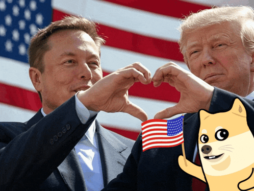 Hibu Fantoumi Doge Elon Musk Donald Trump Dogecoin GIF | tenor.com
