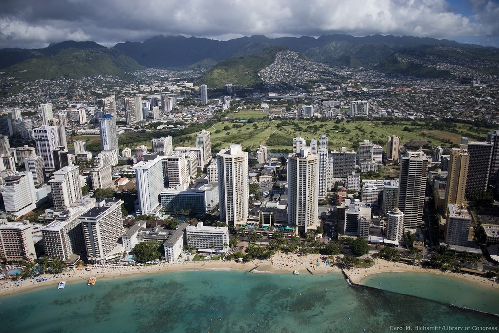 Waikiki Beach and Honolulu, Hawaii (Photo Credit: Carol M. Highsmith, U.S. Department of State)