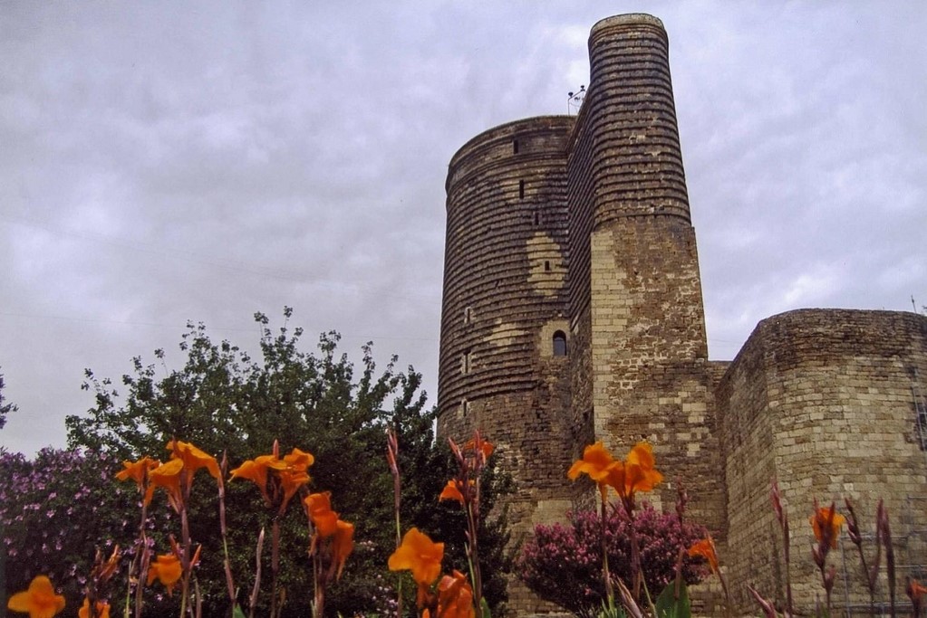 AZERBAIJAN: The Maiden Tower, built sometime between A.D. 800 and 1200, is the most recognized structure in the Old City of Baku (Photo Credit: Central Intelligence Agency (CIA) - The World Factbook)