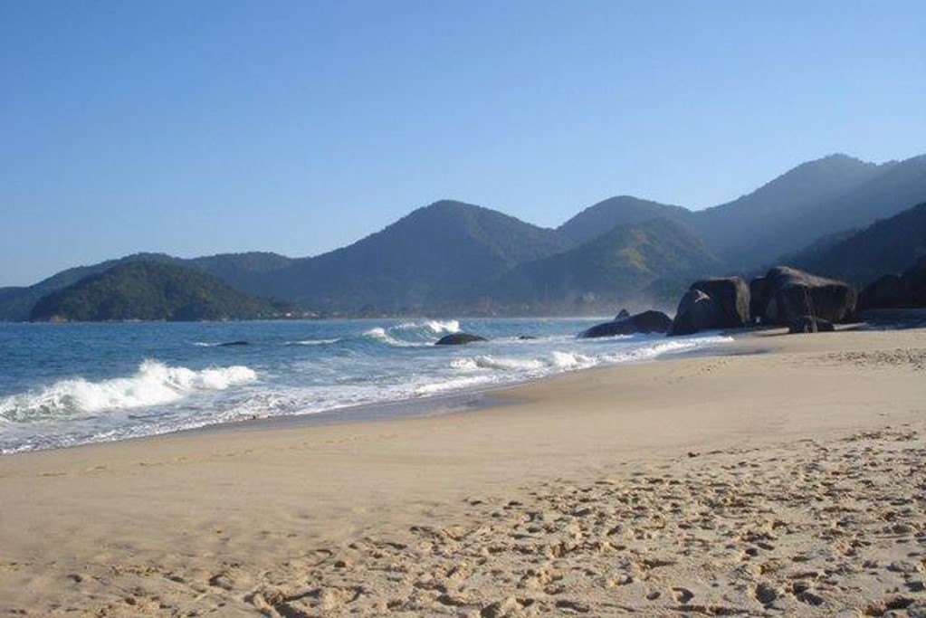 BRAZIL: Trinidade Beach at Paraty, Rio de Janeiro state (Photo Credit: Central Intelligence Agency (CIA) - The World Factbook)