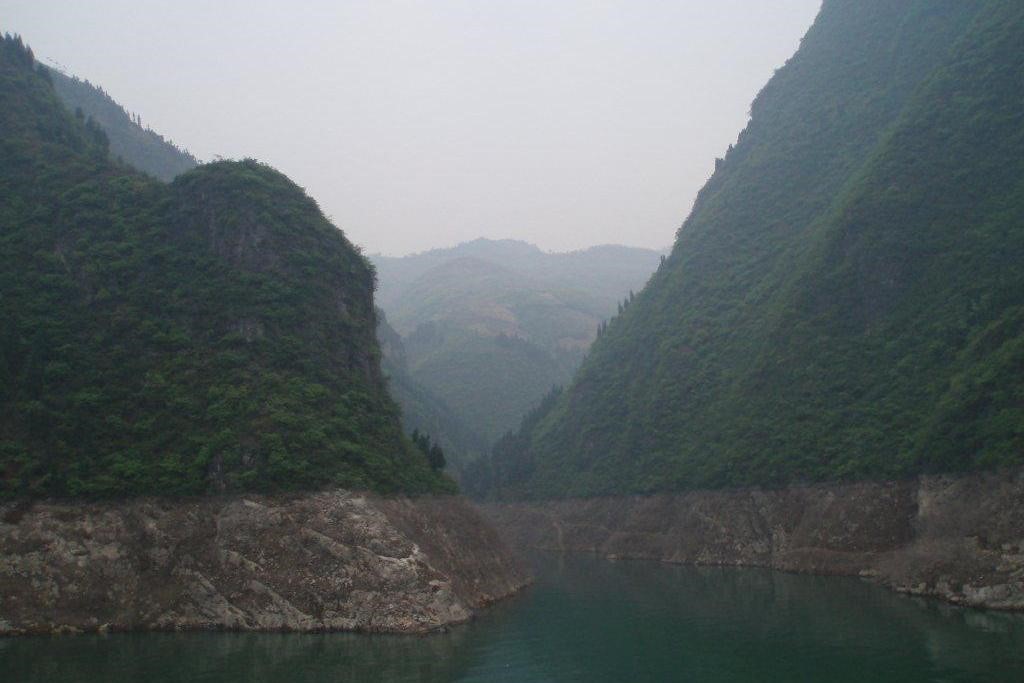 CHINA: The Dragon Gate Gorge is one of the Three Lesser Gorges near Wushan on the Daning River, a tributary of the Yangtze River (Photo Credit: Central Intelligence Agency (CIA) - The World Factbook)