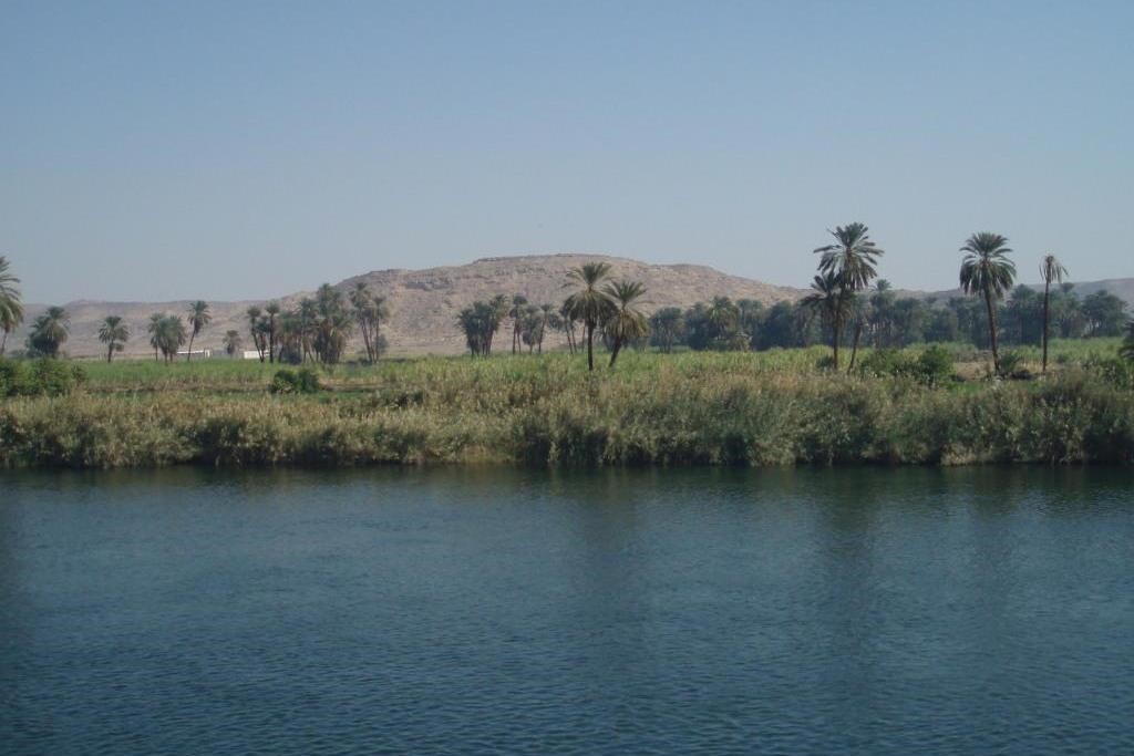 EGYPT: View along the Nile River south of Edfu (Photo Credit: Central Intelligence Agency (CIA) - The World Factbook)