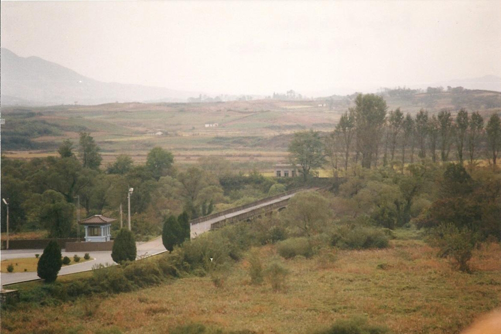 KOREA, SOUTH: The 'Bridge of No Return' in the Demilitarized Zone (DMZ) between North and South Korea (Photo Credit: Central Intelligence Agency (CIA) - The World Factbook)
