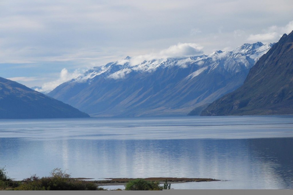 NEW ZEALAND: A blue-colored lake in South Island (Photo Credit: Central Intelligence Agency (CIA) - The World Factbook)