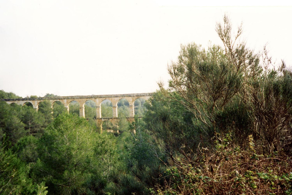 SPAIN: Well-preserved Roman aqueduct a few kilometers north of the city of Tarragona (Photo Credit: Central Intelligence Agency (CIA) - The World Factbook)