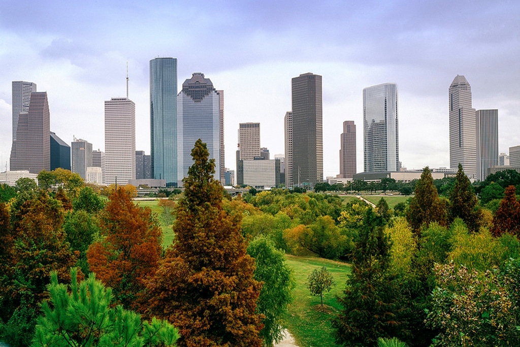 04 of 31 - Houston, TEXAS - IIP Photo Archive - Houston skyline. Photo by Carol M. Highsmith / Library of Congress.