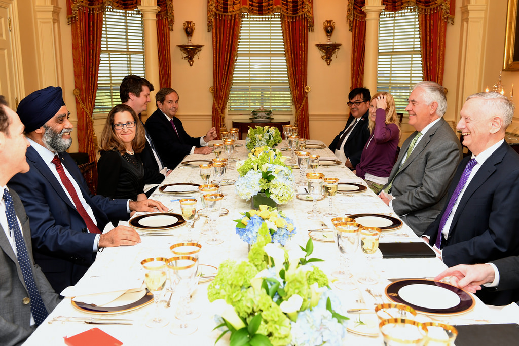 18 of 26 (USA on the Move) - U.S. Secretary of State Rex W. Tillerson hosts a working dinner in Washington, D.C., May 15, 2017. (State Department photo)