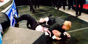 Donald Trump's World Wrestling Entertainment antics circa year 2007, 2 of 2