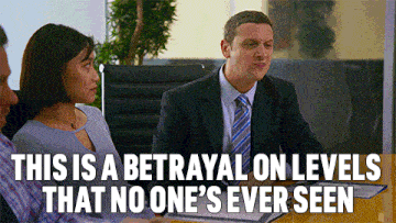 This Is A Betrayal On Levels That No Ones Ever Seen I Think You Should Leave With Tim Robinson GIFF | tenor.com