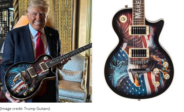 “These guitars have been manufactured by multiple providers”: Donald Trump’s latest merchandising scheme is a range of guitars with his name on them | MusicRadar