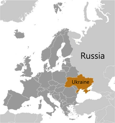 Ukraine Locator Map | [Source: The World Factbook | https://www.cia.gov/the-world-factbook/countries/ukraine/locator-map]
