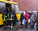 Ukrainian civilians are evacuated from Volnovakha in the Donetsk region