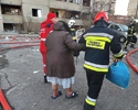 Emergency Service of Ukraine works in 16-storey residential building in Kyiv (Darnytskyi District) damaged by remains of a rocket shot down on 17 March 2022 during Russian invasion of Ukraine. One person is known to be killed and 3 were injured.