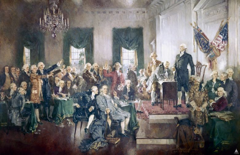 Signing of the Constitution | Architect of the Capitol | United States Capitol